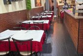 Restaurante equipado e a funcionar