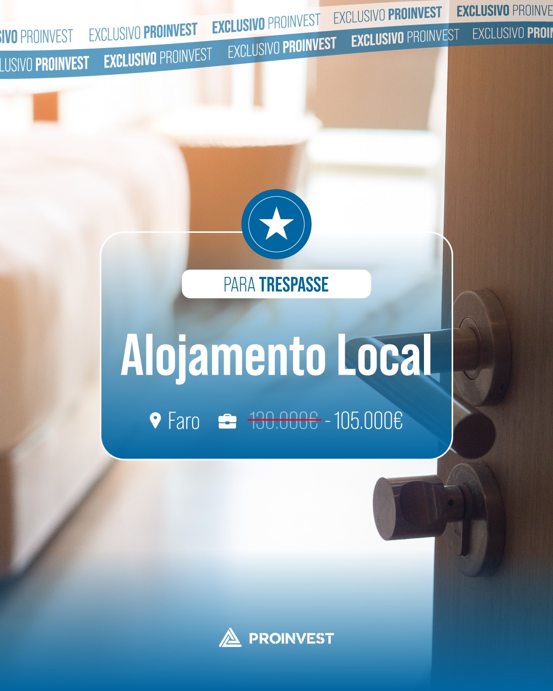 Alojamento Local para Trespasse