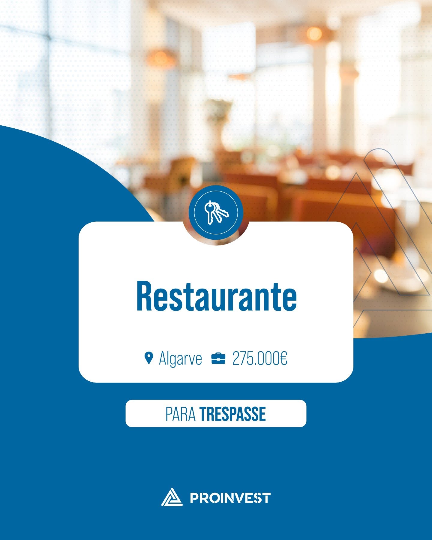Restaurante para Trespasse no Algarve
